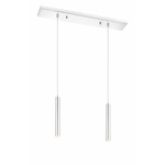 Forest Linear Multi Light Pendant - Chrome / Chrome