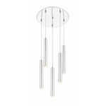 Forest Round Multi Light Pendant - Chrome / Chrome