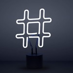Hashtag Neon Table Lamp - Black / White