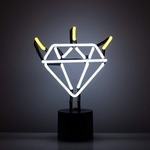 Diamond Desk Lamp - Black / White