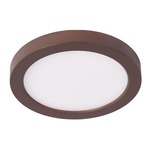 Round 5 Outdoor Ceiling / Wall Light Fixture - Bronze