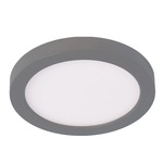 Round 5 Outdoor Ceiling / Wall Light Fixture - Nickel