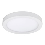 Round 5 Outdoor Ceiling / Wall Light Fixture - White