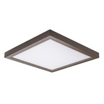 Square 5 Outdoor Ceiling / Wall Light Fixture - Bronze