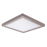 Square 5 Outdoor Ceiling / Wall Light Fixture - Nickel
