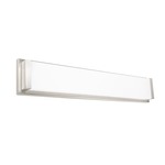 Metro Wall Light - Chrome / White