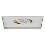 Low Voltage 1-Light Multiple Spot Invisible Trim - White