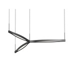 Ola Tri-Star Pendant - Satin Black