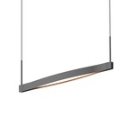 Ola Linear Pendant - Satin Black / Acrylic