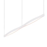 Ola Linear Pendant - Satin White / Acrylic