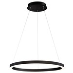 Spunto Chandelier - Black / Opal White