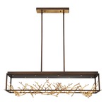 Aerie Linear Pendant - Bronze