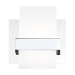 Cambridge Wall Light - Chrome / Frosted