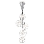 Norway Multi Light Pendant - Chrome / Clear