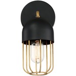 Palmerston Wall Light - Black / Gold