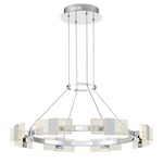 Krone Chandelier - Chrome / Clear