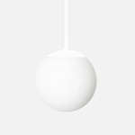 Astro Globe Pendant - White / White