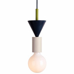 Junit Omen Pendant - Dark Blue / Nougat