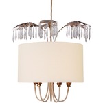 Antoinette Chandelier - Gold / Cream