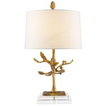 Audubon Park Table Lamp - Distressed Gold / Cream