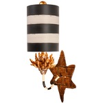 Audubon Wall Light - Gold Leaf / Black / Taupe