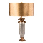 Bienville Table Lamp - Silver Leaf / Gold Leaf
