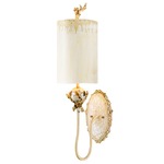 Trellis Wall Light - Gold Leaf / Cream