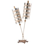 Nettle Luxe Table Lamp - Silver Leaf / Silver Leaf