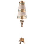 Pompadour Luxe Table Lamp - Gold Leaf / Cream / Gold