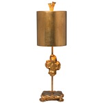 Cross Table Lamp - Gold Leaf / Gold Leaf