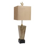 Grenouille Table Lamp - Taupe Umber / Light Brown