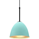 Classic Pendant - Bronze / Larkspur Blue