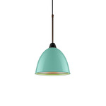 Classic Pendant - Bronze / Larkspur Blue