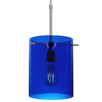 London Pendant - Chrome / Blue