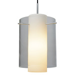 Rome Pendant - Chrome / Clear