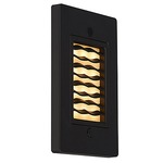 Vertical Wave Step Light - Bronze