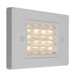 Horizontal Wave Step Light - White