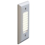 Vertical Louver Step Light - White