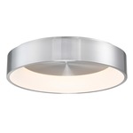 Corso Ceiling Light Fixture - Brushed Aluminum / White