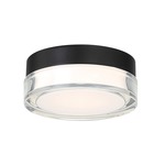 Dot Outdoor Wall / Ceiling Light - Black / Clear