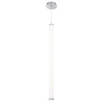 Flare Pendant - Brushed Nickel / White