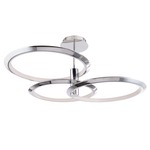 Solaris Pendant - Chrome / White