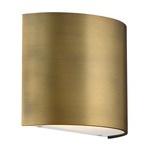 Pocket Wall Light - Aged Brass / White