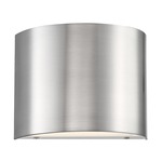 Pocket Wall Light - Brushed Nickel / White