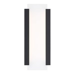 Fiction Outdoor Wall Light - Black / White
