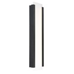 Fiction Outdoor Wall Light - Black / White