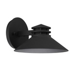 Sodor Outdoor Dark Sky Wall Light - Black