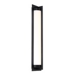 Oberon Outdoor Wall Light - Black / Opal