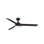 Xeno Indoor / Outdoor Ceiling Fan with Light - Dark Bronze