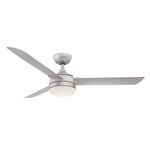 Xeno Indoor / Outdoor Ceiling Fan with Light - Silver